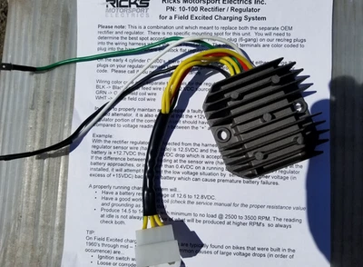 HONDA SOHC CB500 CB550 CB750 CB400F CB Regulator Rectifier  10-100 Aftermarket - Image 1 of 4