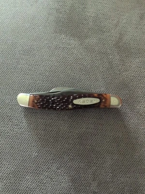 Vintge KABAR 1081 3 刀片 Stockman 折叠口袋刀 美国  — 第 1/4 张图片