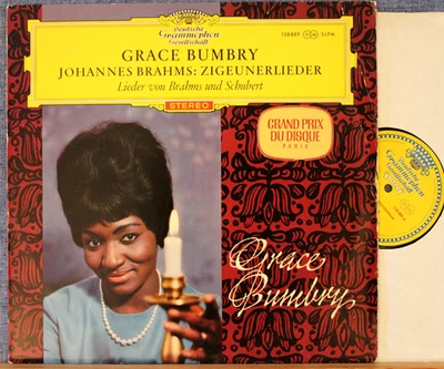 Bumbry; Peschko. Brahms + Schubert (Lieder). DGG 138 889 SLPM red stereo. NM - Image 1 of 2