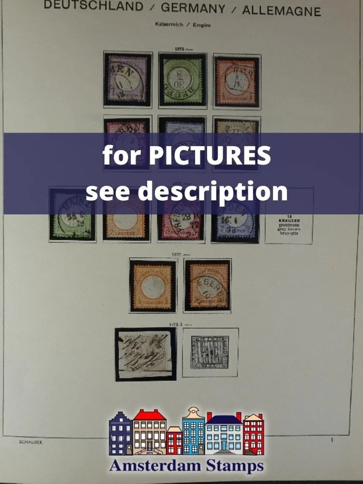 Germany Reich vf used MH MNH collection on pages CAT Value approx EUR 7500 TOP! - Image 1 of 1