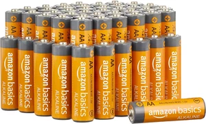 Amazon Basics 48-Pack AA Alkaline High-Performance Batteries, 1.5 Volt, 10-Year - Picture 1 of 7