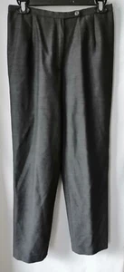 Women Career Pants Trousers Lined Size 8 Made in USA Gray Tamotsu New York - Picture 1 of 4