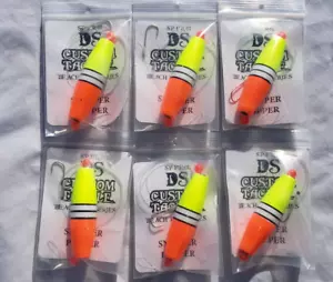 6 sigari galleggianti sughero ponderati pesce rosso - Foto 1 di 7