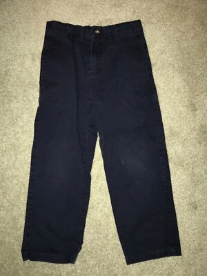 KITESTRINGS 男孩棉斜纹裤子,海军蓝,5 “EUC” — 第 1/3 张图片