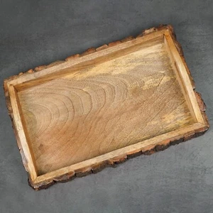 Crafted to Impress With Premium & Handmade Mango Wood Serving Tray, (37x25x6cm) - Picture 1 of 5