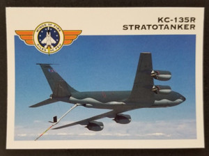 KC-135R Stratotanker 1992 Wings of Fire Plane Jet Panini Card #39 (NM)