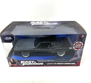 Fast & Furious Letty's Plymouth Barracuda Gray Black 1:32 Scale Jada Toys - Picture 1 of 5