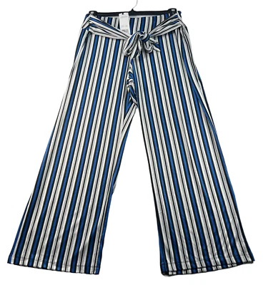 NY Collection Ankle Pants Womens Size XL Petite PXL White Blue  New - Image 1 of 4