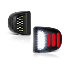 Pair of new LED license plate lights for Chevrolet 1999-2014 2500HD 3500HD
