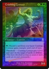 Crashing Centaur FOIL Odyssey Light Play MTG Magic DNA GAMES