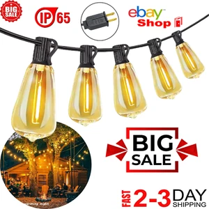 ST38 LED Shatterproof String Lights for Easter Christmas Patio Party Decorations - Picture 1 of 21