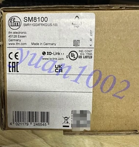 1PCS NEW IFM SM8100 Flowmeter Fast FedEx or DHL - Picture 1 of 5