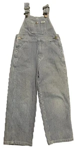 Vtg Key Imperial Work Farm Chore Field Hipster Distressed Bib Overalls Youth 5 - Picture 1 of 4