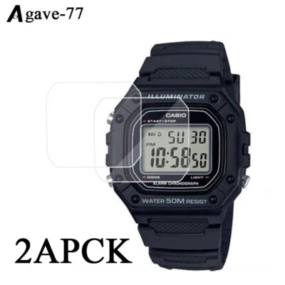 Película a prueba de nanoexplosiones con pantalla transparente HD para Casio W-218H 2 piezas/4 piezas Foto 1 de 4