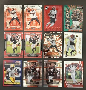 Ja'Marr Chase RC + Parallel Lot - 12 Cards 10 Rookies - 2021 Select Playoff ++ - Picture 1 of 5