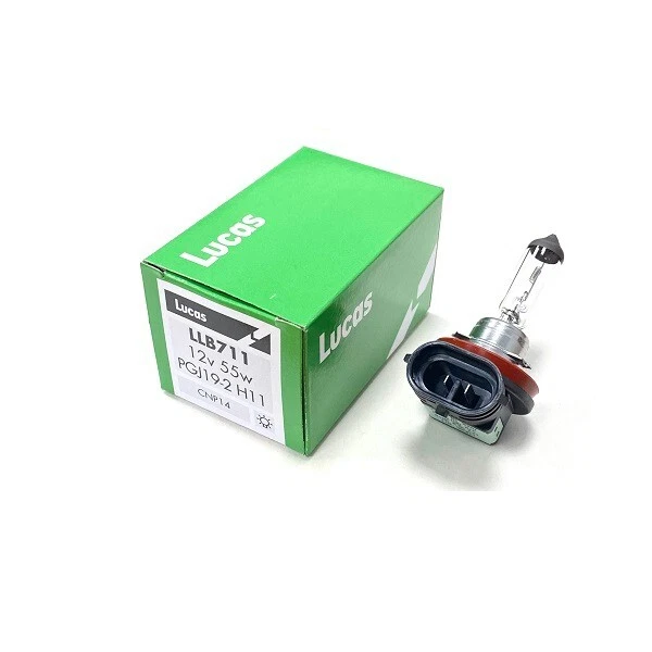 Lucas LLB711 12V 55W Halogen Headlamp Bulb H11 PGJ19-2 - Genuine - Image 1 of 1