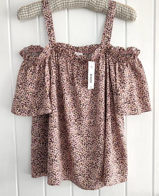 Strappy Off Shoulder Top Size 16 from Papaya Pink Mix Flutter Slves New With Tag - Image 1 of 4