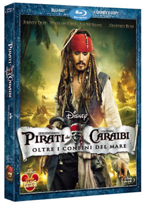 Blu Ray DVD • Pirati Dei Caraibi Oltre I Confini Del Mare JACK SPARROW ITALIANO • 15.78€