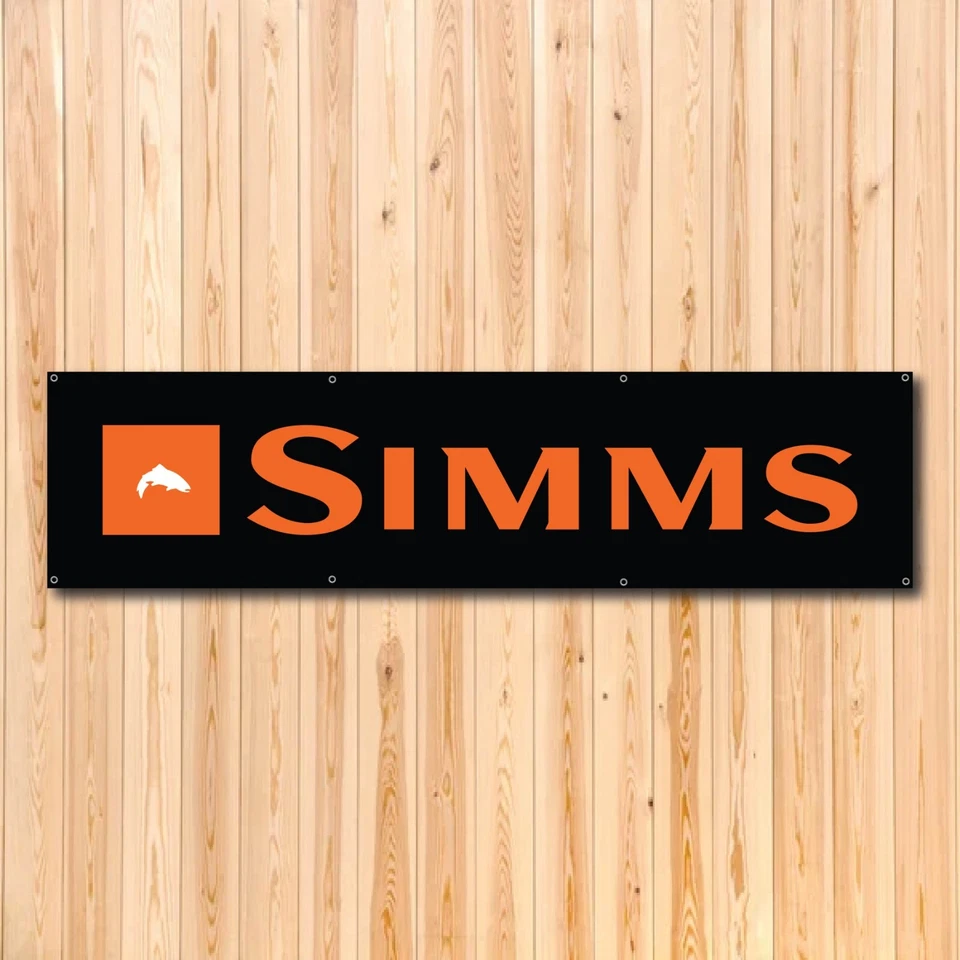 SIMMS FISHING 8'X2' VINYL BANNER - Image 1 of 1