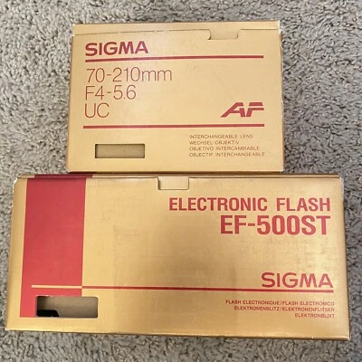 Sigma 70-210mm F4-5.6 UC and Sigma EF-500ST Flash - Image 1 of 4