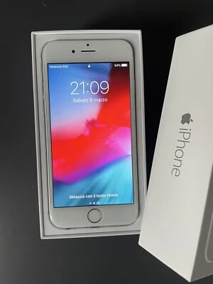 Smartphone APPLE  IPHONE 6  16GB Silver - Grade A+++ - Immagine 1 di 4