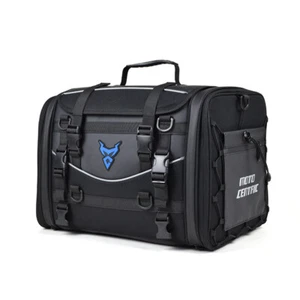 Bolsa trasera de equipaje de viaje para motocicleta expandible 35L-50L bolsa de asiento trasero impermeable - Imagen 1 de 24