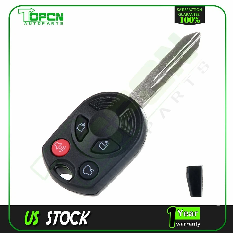 Llavero de coche con control remoto de entrada sin llave para Ford Mustang Fusion 2006-2010 Foto 1 de 4