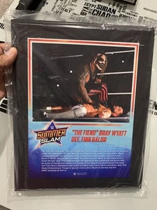 The Fiend "Bray Wyatt WWE 10,5" x 13" 2019 SummerSlam Sublimierte Plakette - Bild 1 von 2