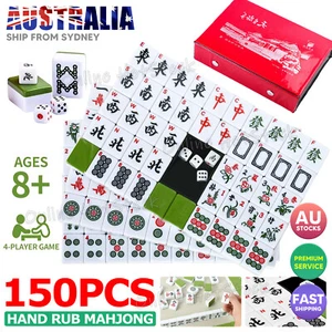 Large Heavy duty MahJong 144 tiles set with sign play Game box NEW - Picture 1 of 9