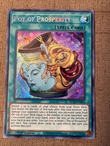 Yu-Gi-Oh! TCG Pot of Prosperity Blazing Vortex BLVO-EN065 1st Edition Secret...