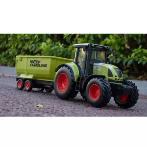 1/32 Farm Tractor Toy with Trailer Model Toy Car Diecast Toy Vehicle Farm Toys - Picture 1 of 6