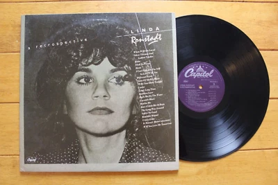 LINDA RONSTADT "A RETROSPECTIVE" DOUBLE LP 12" RECORD CAPITOL [29] - Image 1 of 4