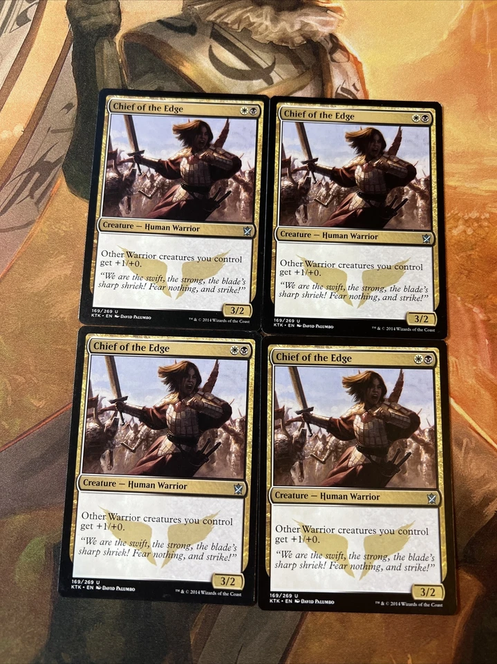 MTG 4x Chief of the Edge x4 Khans of Tarkir - Image 1 of 1