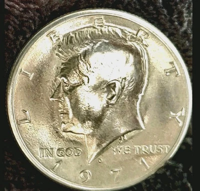 1971D KENNEDY Half Dollar/Die Clash? OBV/Doubling/High Grade Potential? - Image 1 of 4