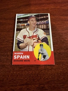1963 Topps #320 Warren Spahn HOF. EX - Bild 1 von 2