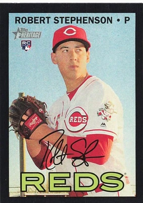 ROBERT STEPHENSON 2016 TOPPS HERITAGE BLACK BORDER #706 - Image 1 of 2