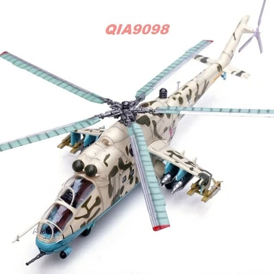 New 1/72 Scale Soviet Mi-24 Helicopter, Afghan War Painted Metal + Plastic Model - Image 1 of 4