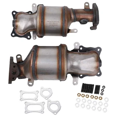 Convertidor catalítico izquierdo y derecho con junta para Acura TL 2009-2014 3,5 L 3,7 L delantero Foto 1 de 4