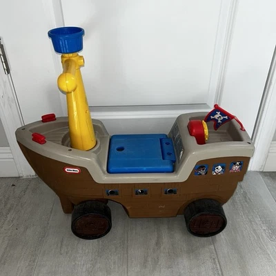Little Tikes Play ‘n Scoot 2-in-1 Pirate Ship - 622113 Ride On Toy JBF - Image 1 of 4