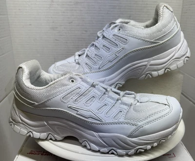 Zapatilla deportiva Avia Elevate para mujer de cuero blanco con cordones 9,5 W Foto 1 de 4