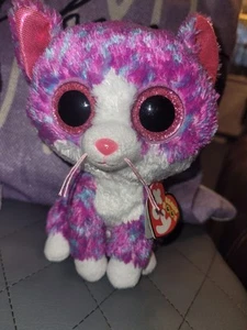 Ty Beanie Boo CHARLOTTE Katze Claire's Excl. 6 Zoll NEU MWMTs Plüschtier Stofftier Spielzeug - Bild 1 von 9
