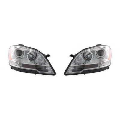 For Mercedes-Benz ML350 Headlight 2008-2011 Pair For MB2502171 | MB2503171 Foto 1 de 3