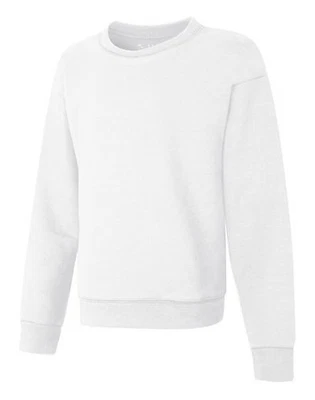 Hanes Girls Crewneck Sweatshirt ComfortSoft EcoSmart Long Sleeve Tag-free Warm - Image 1 of 2