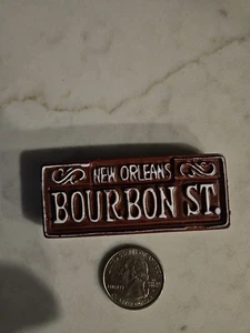 NEW ORLEANS BOURBON ST. refrigerator magnet souvenir Louisiana - Picture 1 of 2
