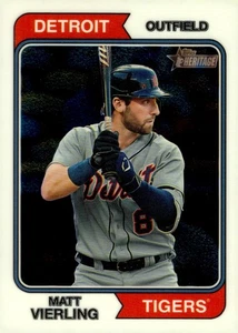 Topps Heritage 2023 cromo #530 mate Vierling 418/999 - Imagen 1 de 1
