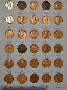 3 Albums 1909-2009 Lincoln Cent Album Excludes 09-S 14-D 31-S 09s Vdb 50 - Picture 1 of 9