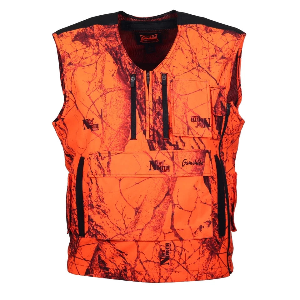 Gamehide Men's Blaze Orange Mountain Pass Big Game Extreme Hunting Vest - Image 1 of 1