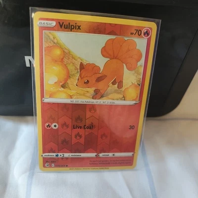 Vulpix (28) Reverse Holo Common SWSH08: Fusion Strike 028/264 NM Pokemon LP - Image 1 of 4