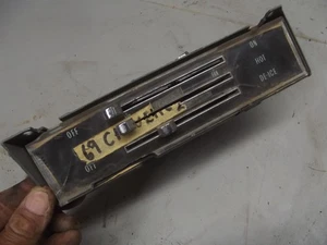 1968 1969 68 69 Malibu Chevelle El Camino  Non A/C Heater Dash Control PARTS - Picture 1 of 22