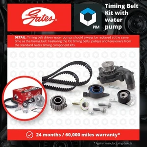 Timing Belt & Water Pump Kit fits FORD ESCORT Mk6, Mk7 1.8D 95 to 01 Set Gates - Picture 1 of 4